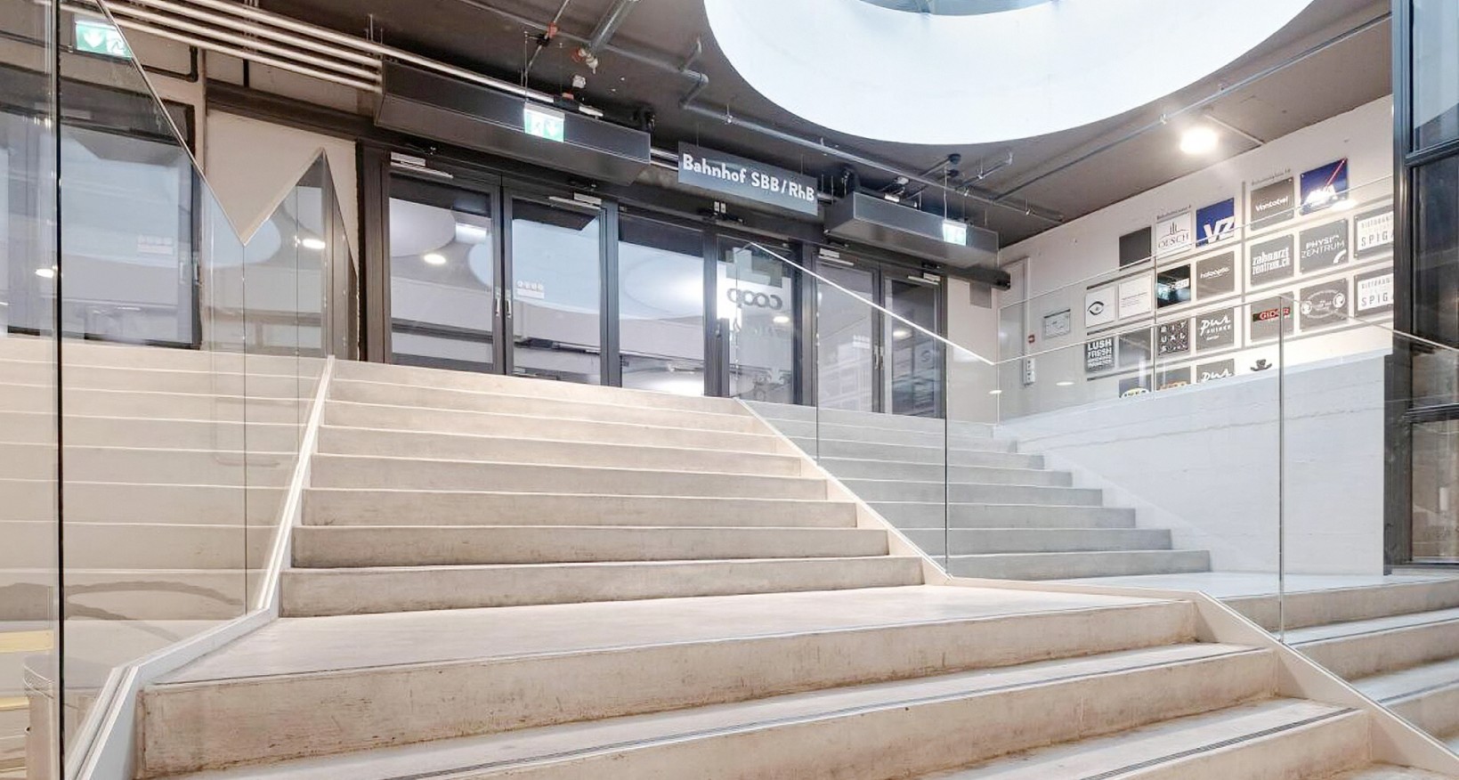 Grosszügige Ladenfläche mit ca. 595 m² im Herzen von Chur – direkt an der Bahnhofspassage.