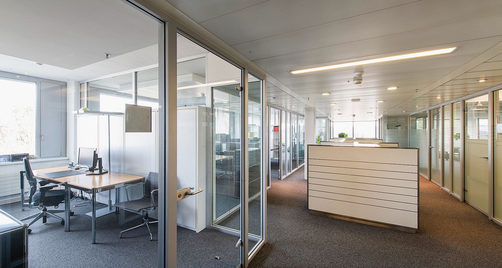 Ab Januar 2022 oder nach Vereinbarung stehen im Businesspark Wallisellen flexibel einteilbare Büroeinheiten ab ca. 200 bis 3’500 m² zur Miete zur Verfügung.